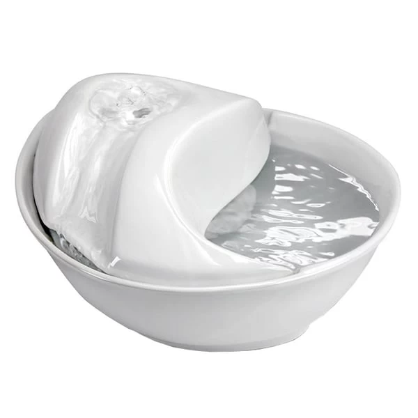 Pioneer Pet Keramik Trinkbrunnen Rain Drop Style 1,8 L Weiß 3 Pioneer Pet Keramik Trinkbrunnen Rain Drop Style 1,8 L Weiß