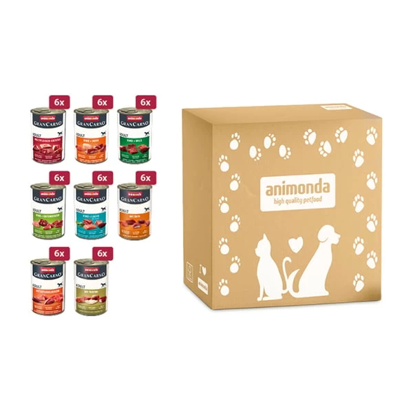 Animonda GranCarno Adult Megapack 8x6x400g 3 Animonda GranCarno Adult Megapack 8x6x400g