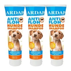 ARDAP Anti-Floh Shampoo Für Hunde 3x250ml