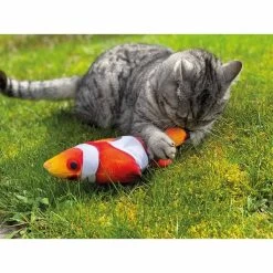 Aumüller Katzenspielkissen Zappel-Clownfisch -Pet Haus Verkauf aumueller zappelfisch clownfisch 2
