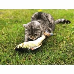 Aumüller Katzenspielkissen Zappel-Karpfen -Pet Haus Verkauf aumueller zappelfisch karpfen 3