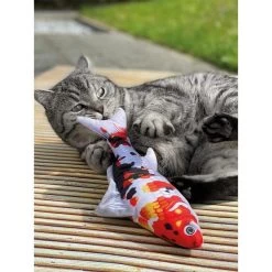 Aumüller Katzenspielkissen Zappel-Koi -Pet Haus Verkauf aumueller zappelfisch koi 2