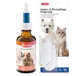 Beaphar Sensitiv Ohrenreiniger 50ml + Fingerling GRATIS