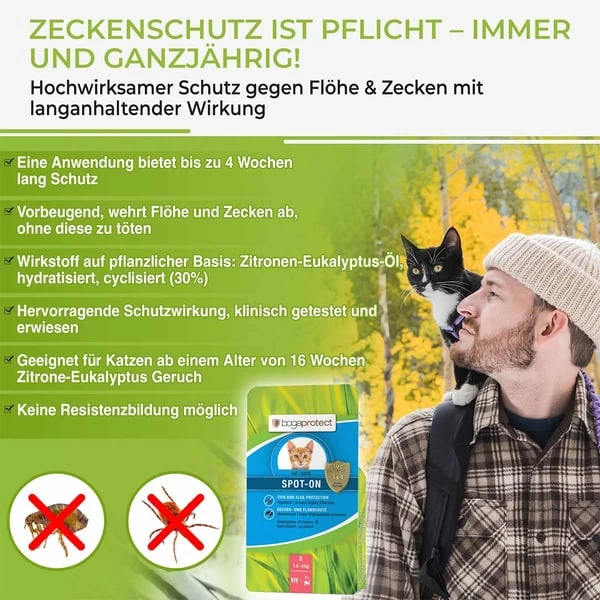 Bogaprotect Spot-On Katze 4 Bogaprotect Spot-On Katze – Bild 2