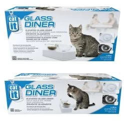 Catit Doppelnapf Glass Diner -Pet Haus Verkauf catit glas diner verpackung52554f7ec7ebc