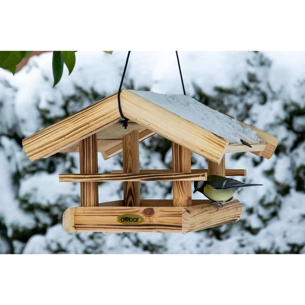 Dobar Vogelfutterhaus Zum Aufhängen, Geflammt 7 Dobar Vogelfutterhaus Zum Aufhängen, Geflammt – Bild 5