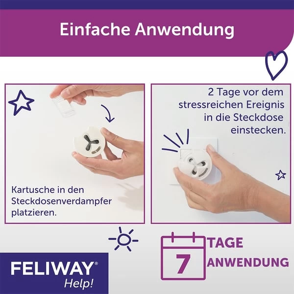 FELIWAY Help! Nachfüllset, Mit 3 Pheromonkartuschen 7 FELIWAY Help! Nachfüllset, Mit 3 Pheromonkartuschen – Bild 5