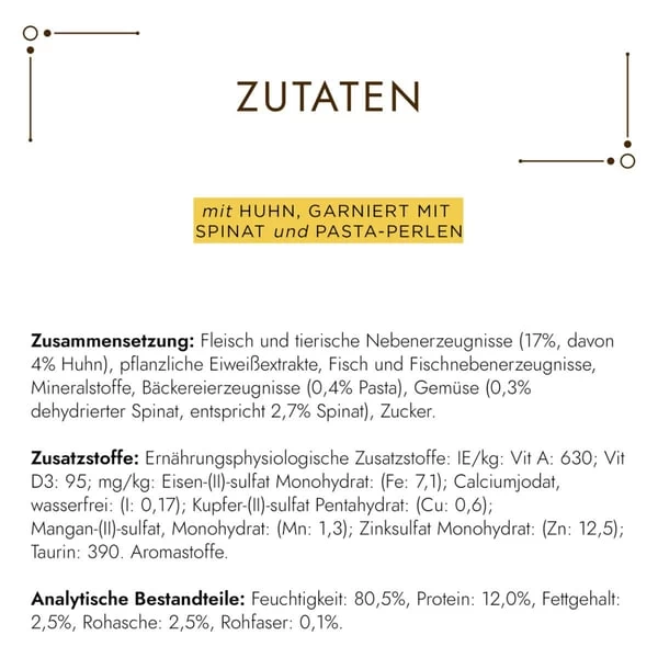 GOURMET A La Carte Mit Huhn, Spinat Und Pasta-Perlen 6 GOURMET A La Carte Mit Huhn, Spinat Und Pasta-Perlen – Bild 4