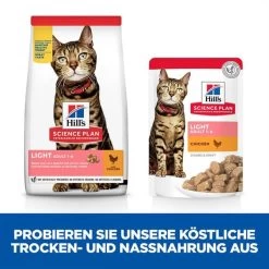 Hill's Science Plan Katze Light Adult Huhn -Pet Haus Verkauf hills sience plan katze adult light huhn web 4