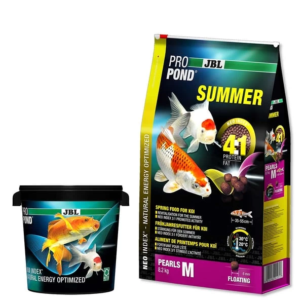 JBL PROPOND Summer M 8,2 Kg + Futtertonne Gratis 3 JBL PROPOND Summer M 8,2 Kg + Futtertonne Gratis