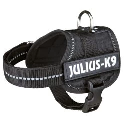 Julius K9 Julius-K9 Powergeschirr Schwarz, Größe: Baby 1, Brustumfang 29-36 Cm