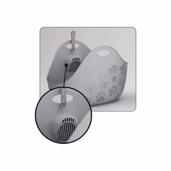 LitterLocker® Katzentoilette LitterBox Grau 9 LitterLocker® Katzentoilette LitterBox Grau – Bild 7