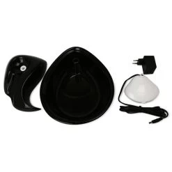 Pioneer Pet Keramik Trinkbrunnen Rain Drop Style 1,8 L Schwarz -Pet Haus Verkauf pioneer pet keramik trinkbrunnen rain drop style 1 8 l schwarz 1