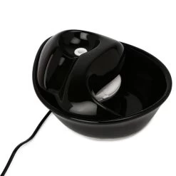 Pioneer Pet Keramik Trinkbrunnen Rain Drop Style 1,8 L Schwarz -Pet Haus Verkauf pioneer pet keramik trinkbrunnen rain drop style 1 8 l schwarz 2