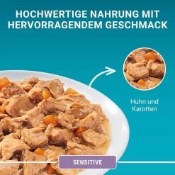 PURINA ONE SENSITIVE In Sauce Huhn 26x85g -Pet Haus Verkauf purina one sensitive in sauce huhn 26x85g 4