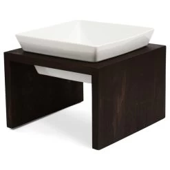 Replus Futterstation Meshidai Einzelnapf Walnuss -Pet Haus Verkauf replus futterstation meshidai einzelnapf walnuss l 1