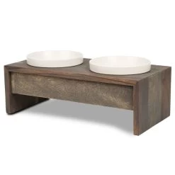 Replus Gohan Doppelnapf In Schiefer -Pet Haus Verkauf replus gohan doppelnapf in schiefer m 2x1 0l 2