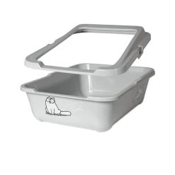 Simon's Cat Katzentoilette Mit Rand -Pet Haus Verkauf simons cat katzentoilette 5