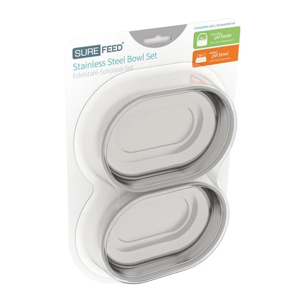 Sureflap SureFeed Edelstahl-Schüssel-Set 3 Sureflap SureFeed Edelstahl-Schüssel-Set