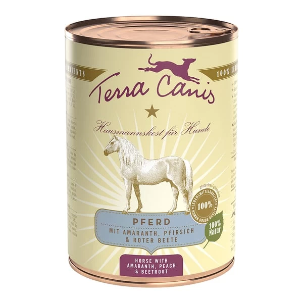 Terra Canis CLASSIC Pferd Mit Amaranth, Pfirsich Und Roter Bete 3 Terra Canis CLASSIC Pferd Mit Amaranth, Pfirsich Und Roter Bete