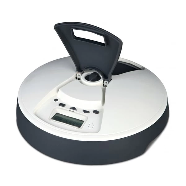 Trixie Futterautomat TX6 Grau/weiß 4 Trixie Futterautomat TX6 Grau/weiß – Bild 2