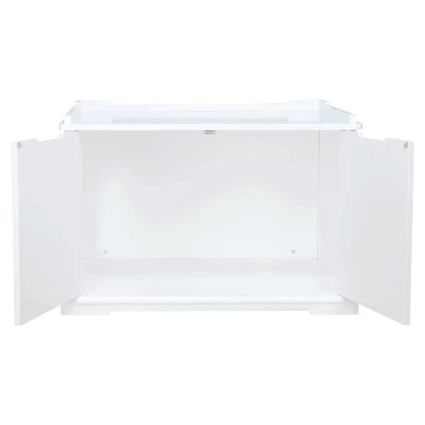 Trixie Katzenhaus Für Katzentoilette XL, Weiß 6 Trixie Katzenhaus Für Katzentoilette XL, Weiß – Bild 4