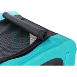 Trixie Fahrradanhänger Türkis -Pet Haus Verkauf trixie fahrradanhaenger tuerkis schwarz web 6