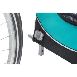 Trixie Fahrradanhänger Türkis -Pet Haus Verkauf trixie fahrradanhaenger tuerkis schwarz web 7