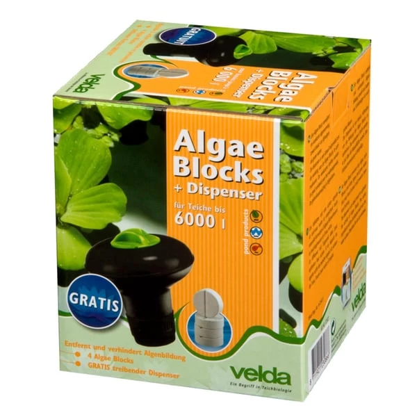 Velda Algae Blocks + Dispenser 3 Velda Algae Blocks + Dispenser
