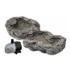 Velda Stone Waterfall Set -Pet Haus Verkauf velda wasserfall element cascade 50cm polystone set web 1