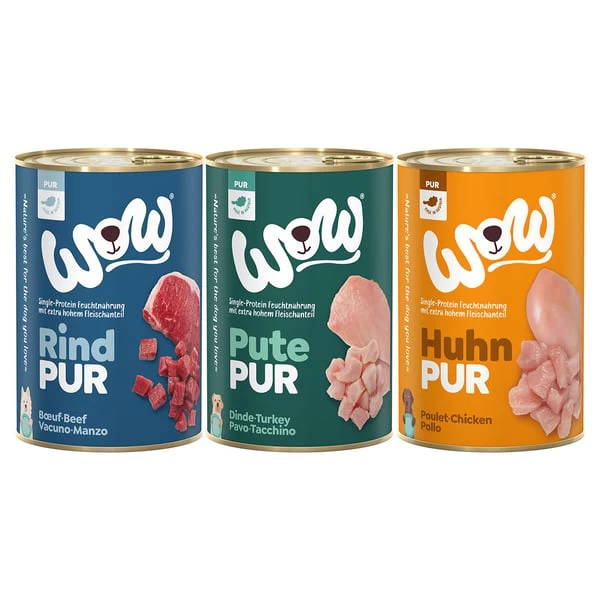 WOW Pur 18x400g Mixpaket 3 WOW Pur 18x400g Mixpaket