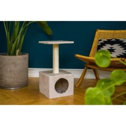 ZooRoyal Kratzbaum Ida 60cm 14 ZooRoyal Kratzbaum Ida 60cm -Pet Haus Verkauf zooroyal kratzbaum ida beige 4