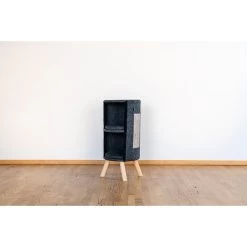 ZooRoyal Kratztonne Ava 85cm Filz Anthrazit -Pet Haus Verkauf zooroyal kratztonne ava 5