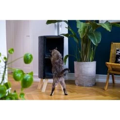 ZooRoyal Kratztonne Ava 85cm Filz Anthrazit -Pet Haus Verkauf zooroyal kratztonne ava 7