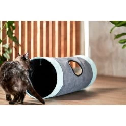 ZooRoyal Rascheltunnel Maja Anthrazit Ø 30 X 90 Cm -Pet Haus Verkauf zooroyal rascheltunnel maja anthrazit O 30 x 90 cm 15e20555a68252