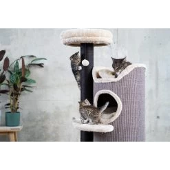 ZooRoyal Kratzbaum Juanita 132cm 14 ZooRoyal Kratzbaum Juanita 132cm -Pet Haus Verkauf zooroyal kratzbaum juanita 132cm 3