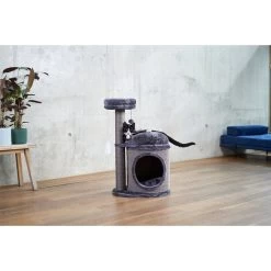 ZooRoyal Kratzbaum Suna 87cm Grau -Pet Haus Verkauf zooroyal kratzbaum suna 87cm grau 1