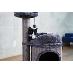 ZooRoyal Kratzbaum Suna 87cm Grau -Pet Haus Verkauf zooroyal kratzbaum suna 87cm grau 2